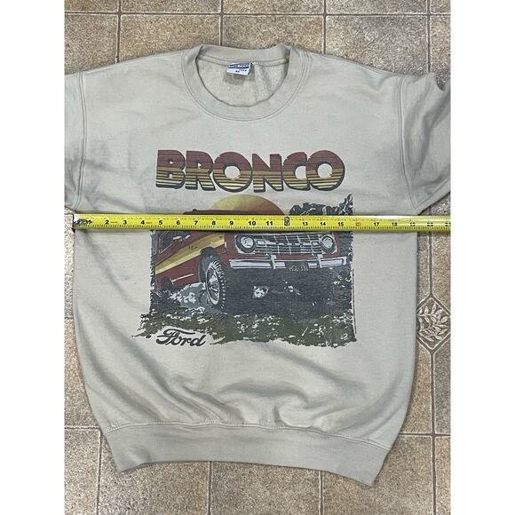JUNK FOOD-Ford Bronco Women’s XS Beige Pullover Sweatshirt Casual Wear - Picture 3 of 9